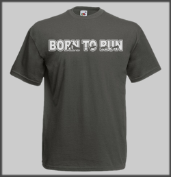 Born to Run Text T Shirt